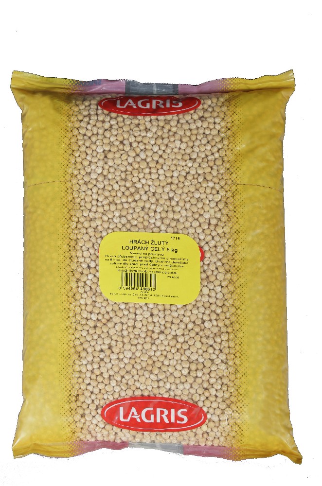 Hrách žlutý loup. půl. 5kg