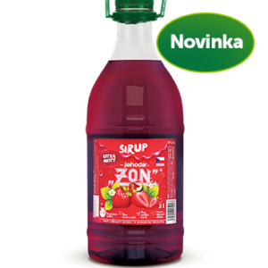 Sirup ZON jahoda extra hustý 3l