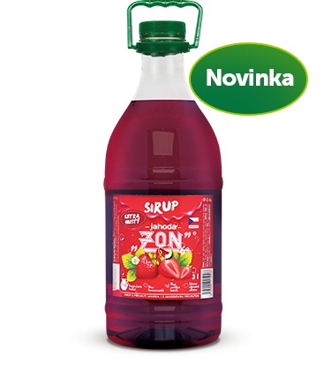 Sirup ZON jahoda extra hustý 3l
