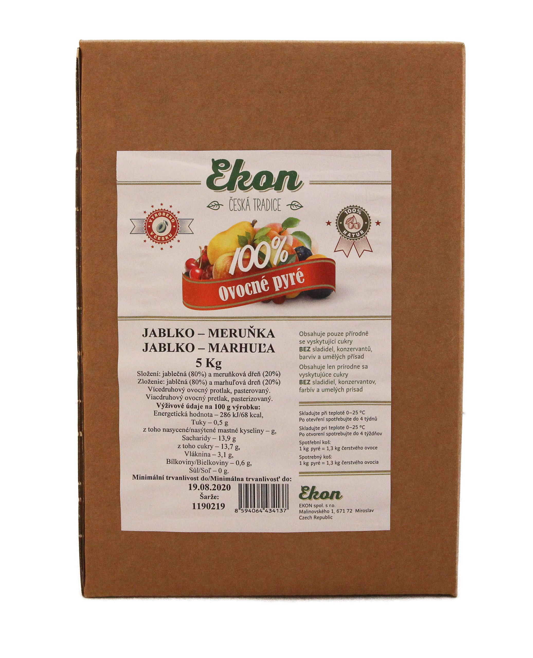 Pyre meruňkové bag-in-box 5kg