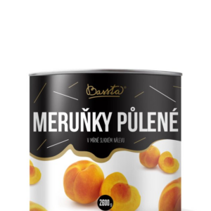 Kompot meruňky půlené plech 2500g