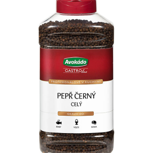 Pepř černý celý 800g dóza
