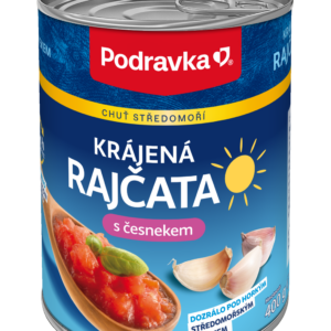Rajčata krájená oliv-česnek 390g