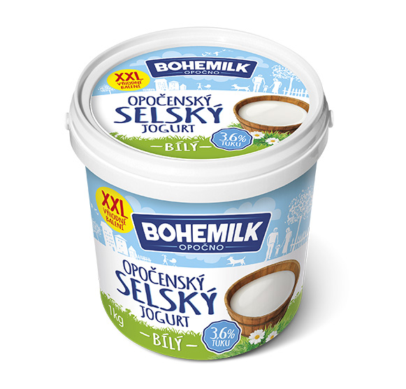 Jogurt bílý selský 1kg