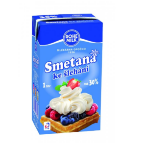 Smetana na šlehání 30% 1l