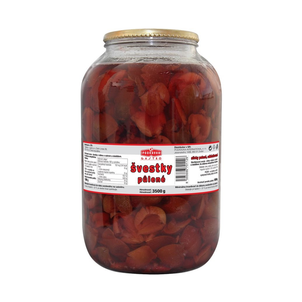 Kompot švestky půlené S4/1